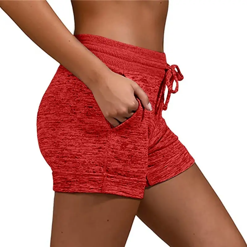 Women Marbled Yoga Shorts Quick Dry Gray - Image 16