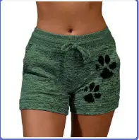 Women Marbled Yoga Shorts Quick Dry Gray - Image 7