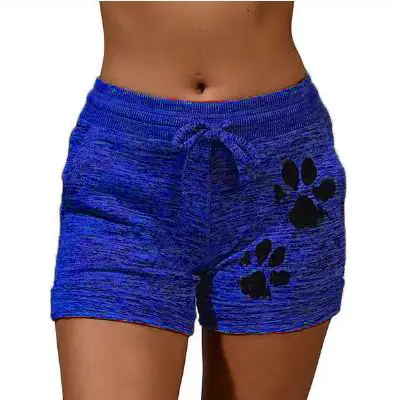 Women Marbled Yoga Shorts Quick Dry Gray - Image 8