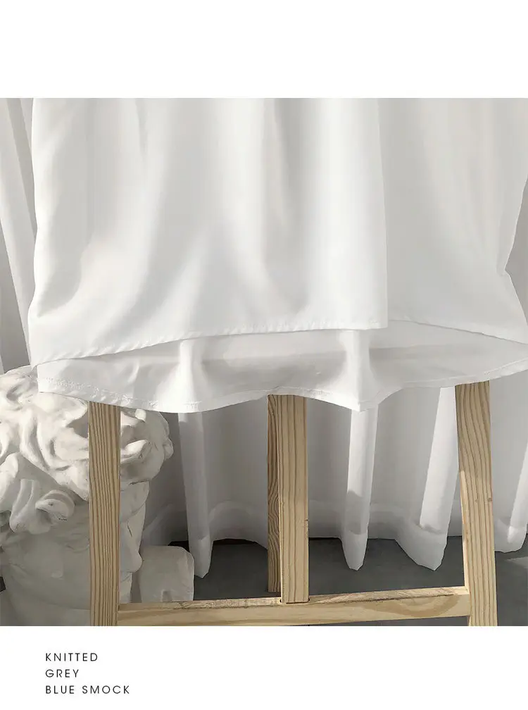 White Korean Style Short Sleeve Shirt for Men — feature 13