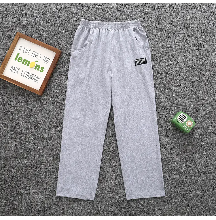 Grey Cotton Pants for Boys Large