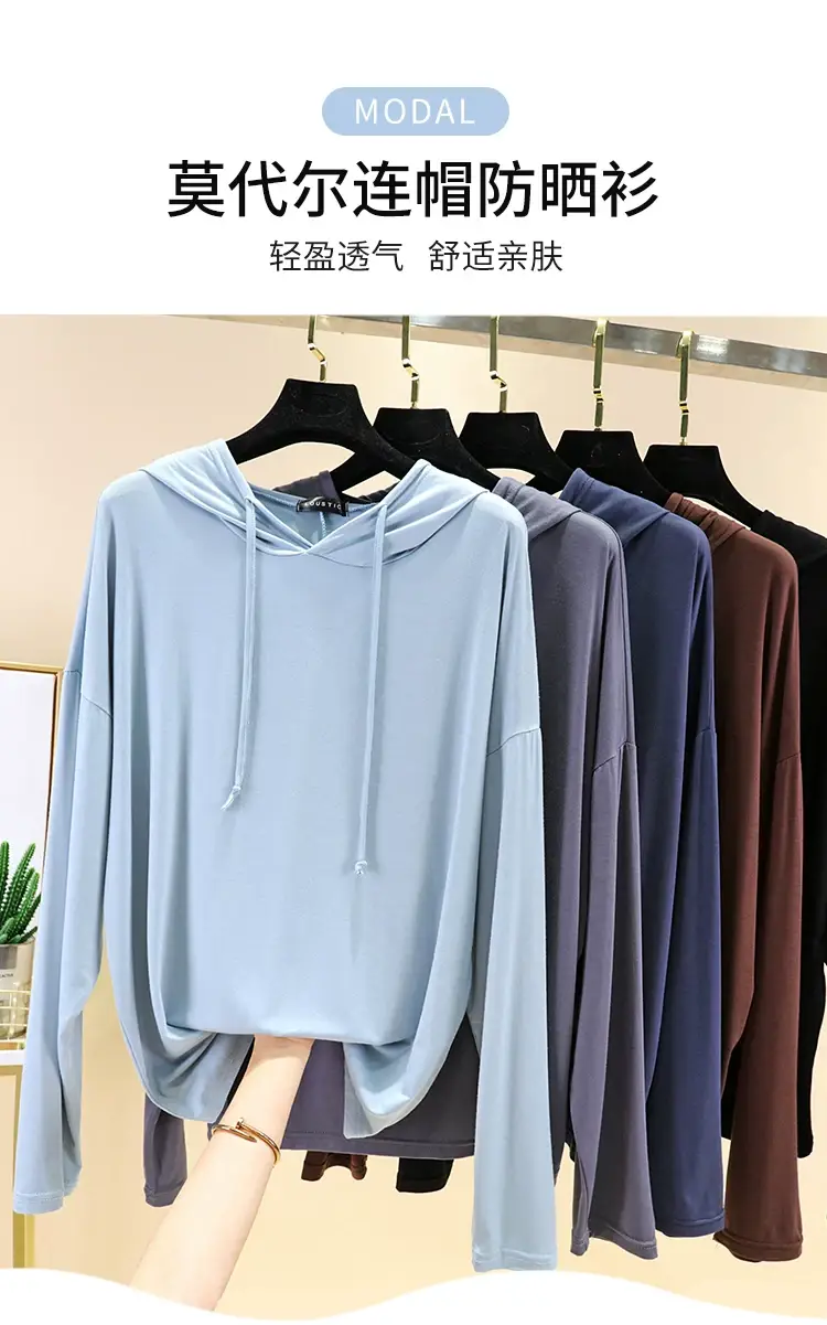 Women's White Long Sleeve Hooded T-Shirt Large — feature 2