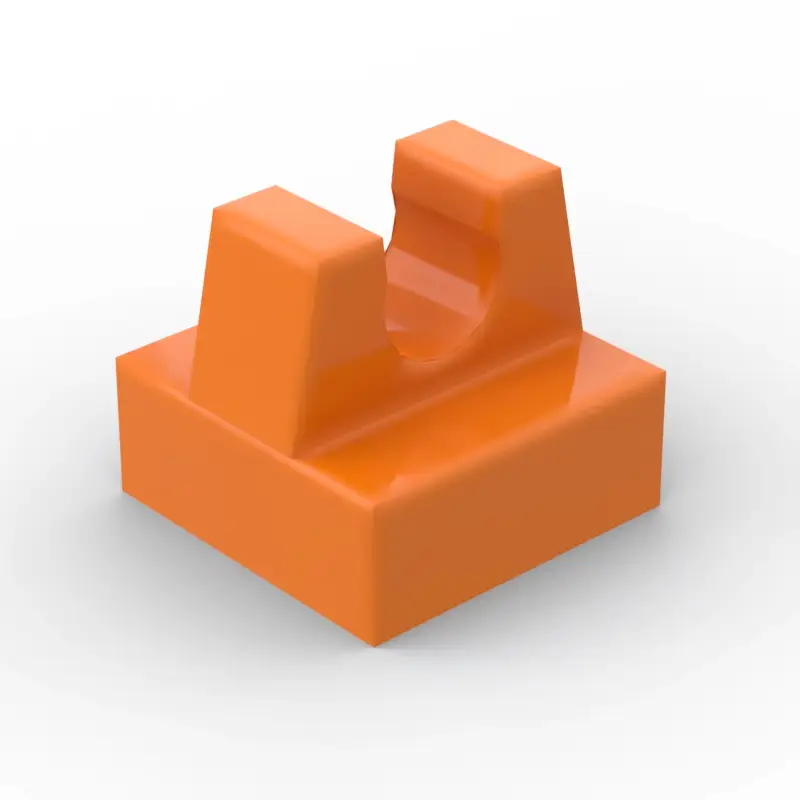 Orange 50g Top Jam Plate for Lego 15712 Blocks