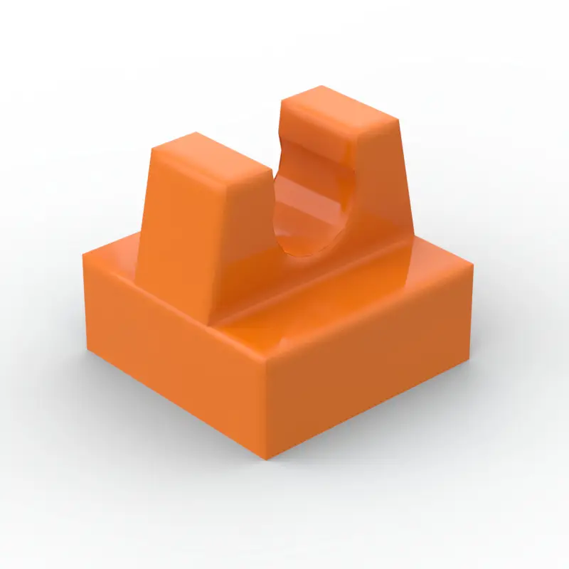 Orange 50g Top Jam Plate for Lego 15712 Blocks