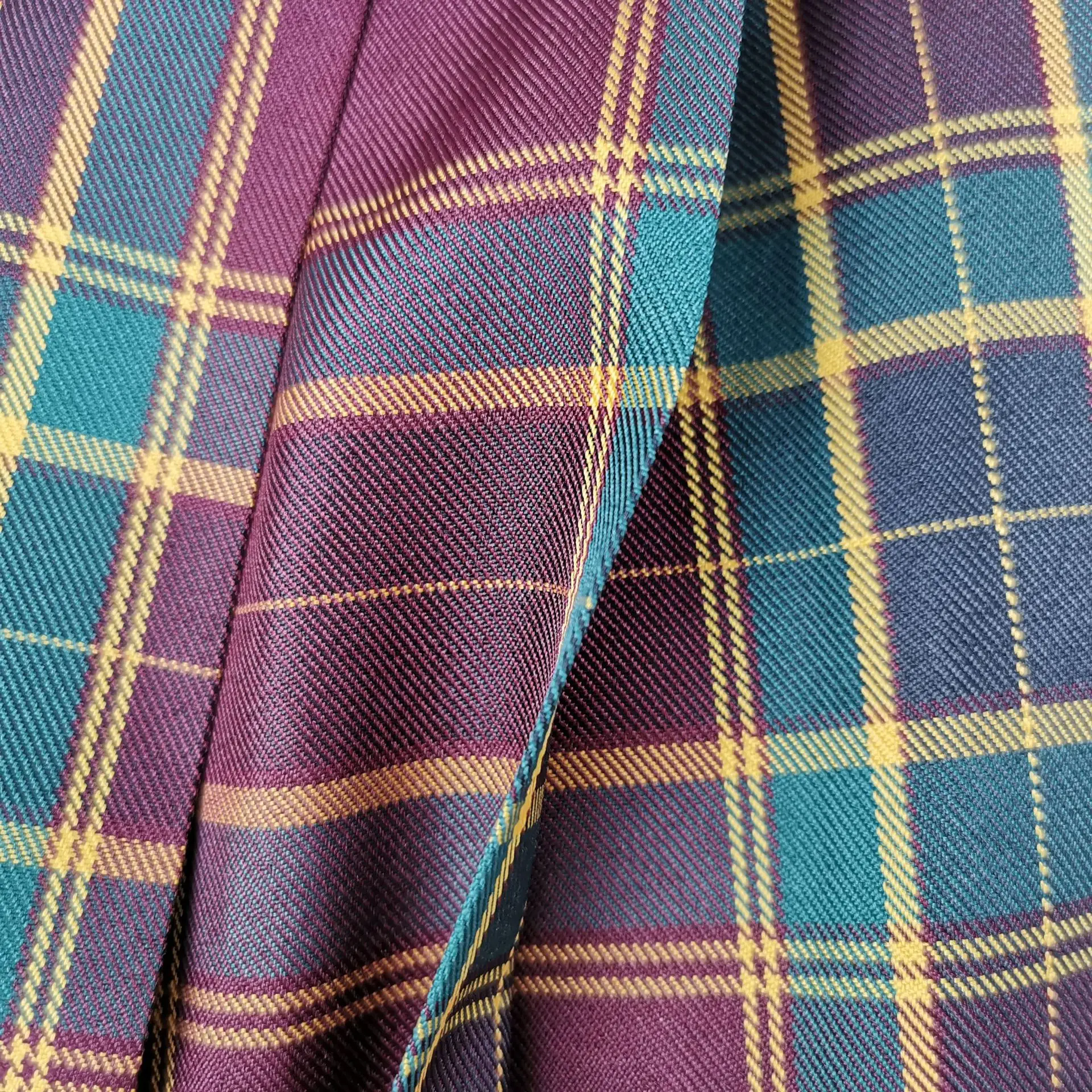 Japanese Orthodox Plaid Skirt Dark Brown 42-48cm