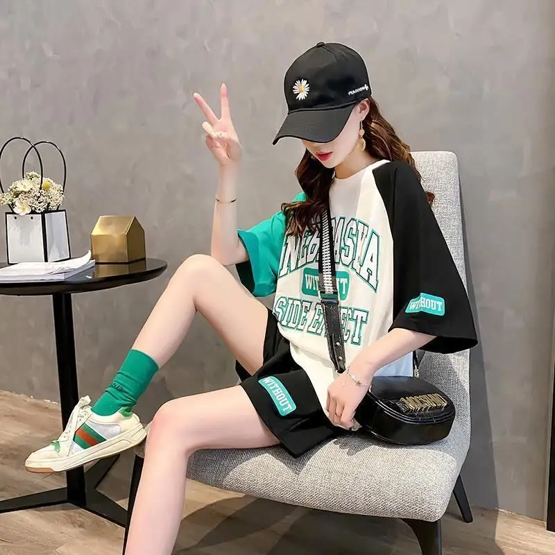 Women Casual Shorts Set White Black Summer 2026 - Image 7