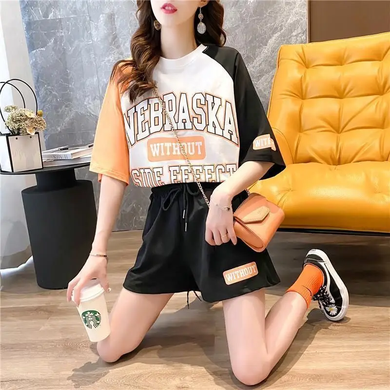 Women Casual Shorts Set White Black Summer 2026 — feature 8