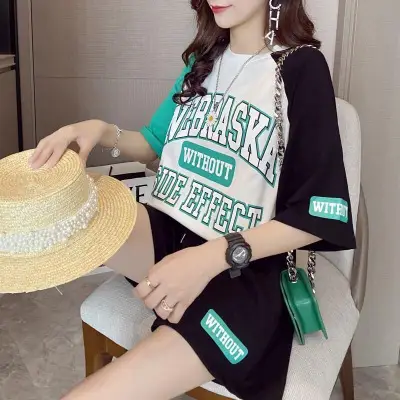 Women Casual Shorts Set White Black Summer 2026 - Image 3