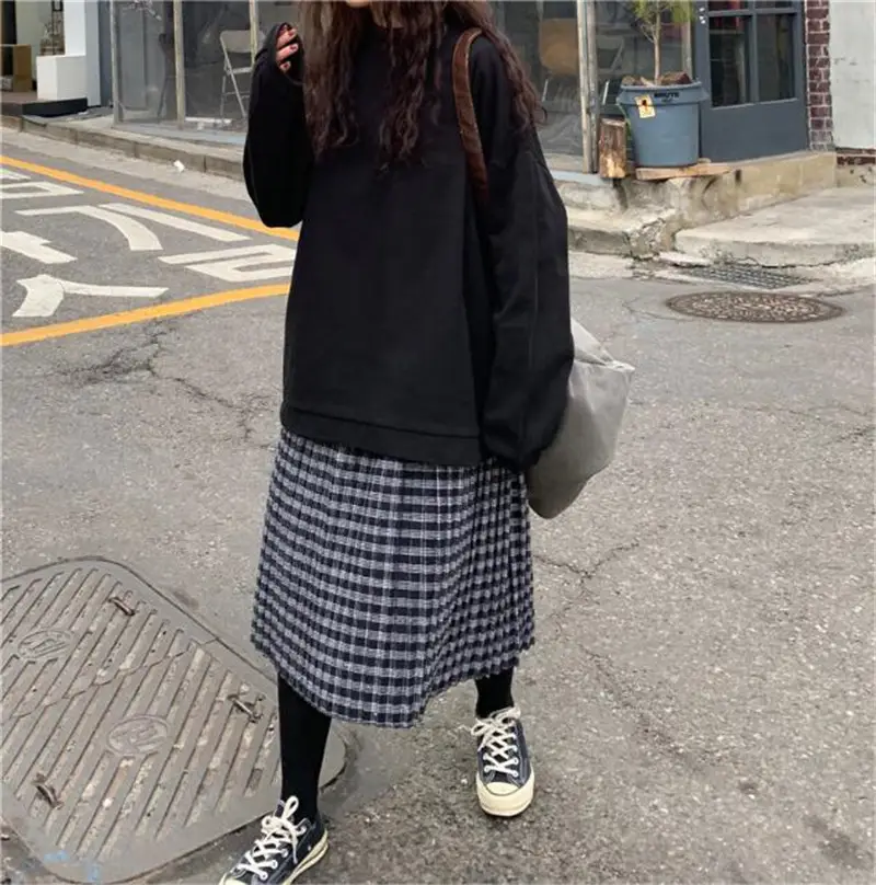 Women's Cotton Loose Sweatshirt White Spring Autumn — feature 5