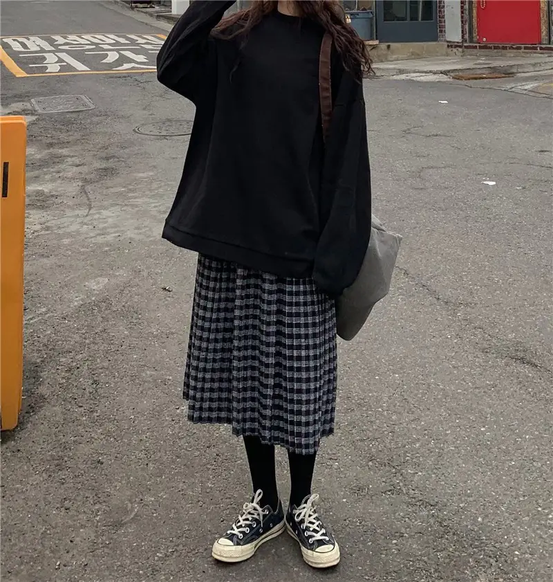 Women's Cotton Loose Sweatshirt White Spring Autumn — feature 8