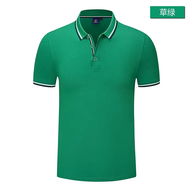 Men Blue Polo Shirt with Embroidery Design - Image 10