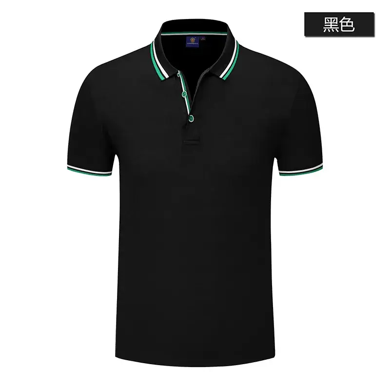 Men Blue Polo Shirt with Embroidery Design - Image 2