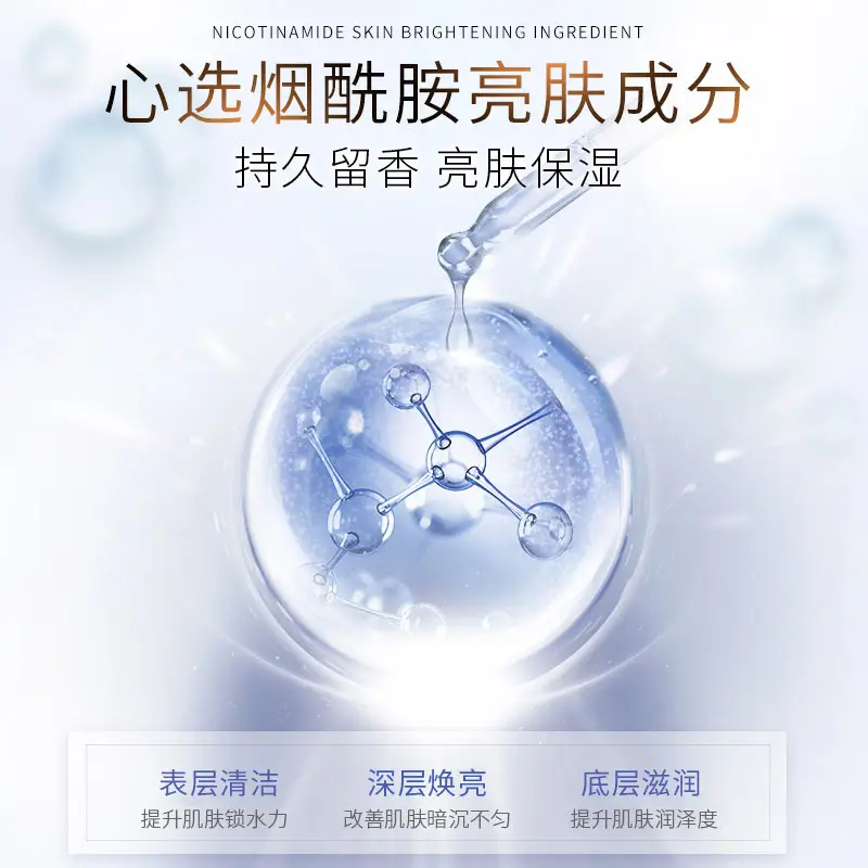 Jianmei Chuangyan Niacinamide Shower Gel Full Body Moisturizing Large Capacity Lotion Women's Perfume Grade Long-Lasting Fragrance