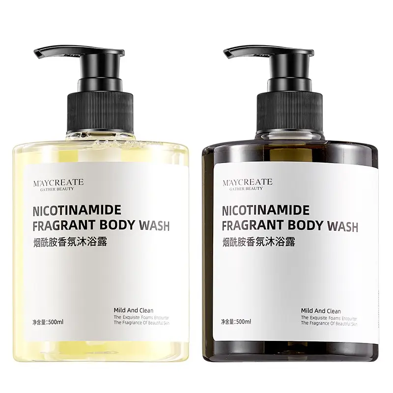 Jianmei Chuangyan Niacinamide Shower Gel Full Body Moisturizing Large Capacity Lotion Women's Perfume Grade Long-Lasting Fragrance