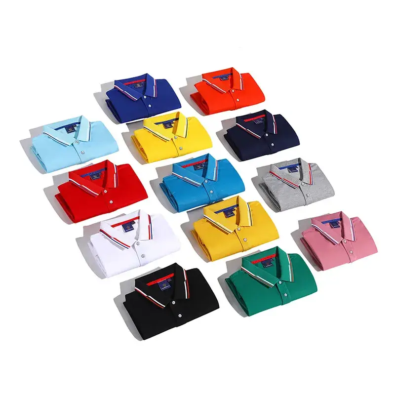 Silk Cotton Polo Shirt Black with Logo Print - Image 17
