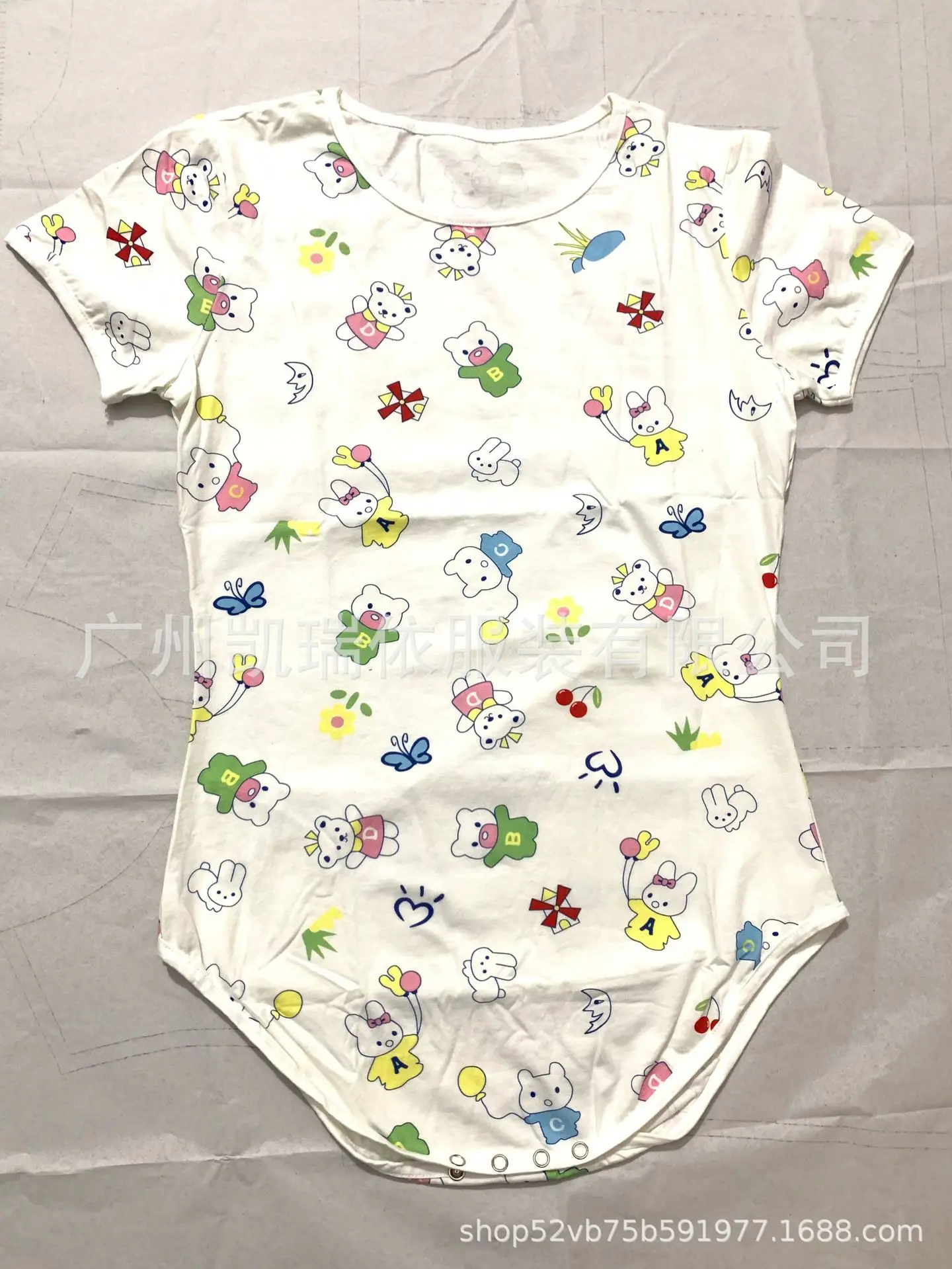 2023 Baby Printed Diaper Shorts White Rocket Sun Pattern