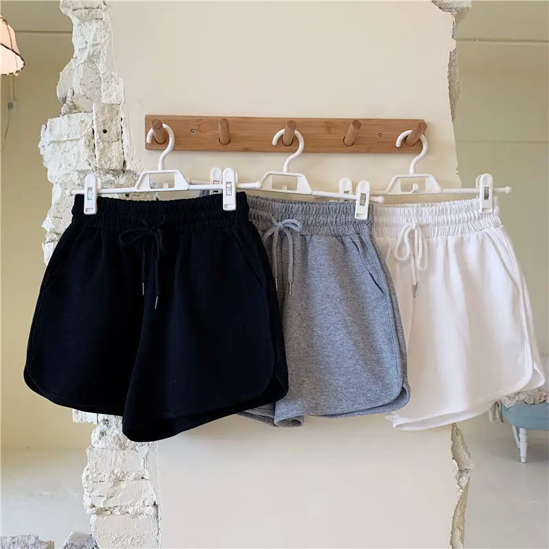 Women's White Loose Summer Shorts High Waist Wide Leg — feature 10