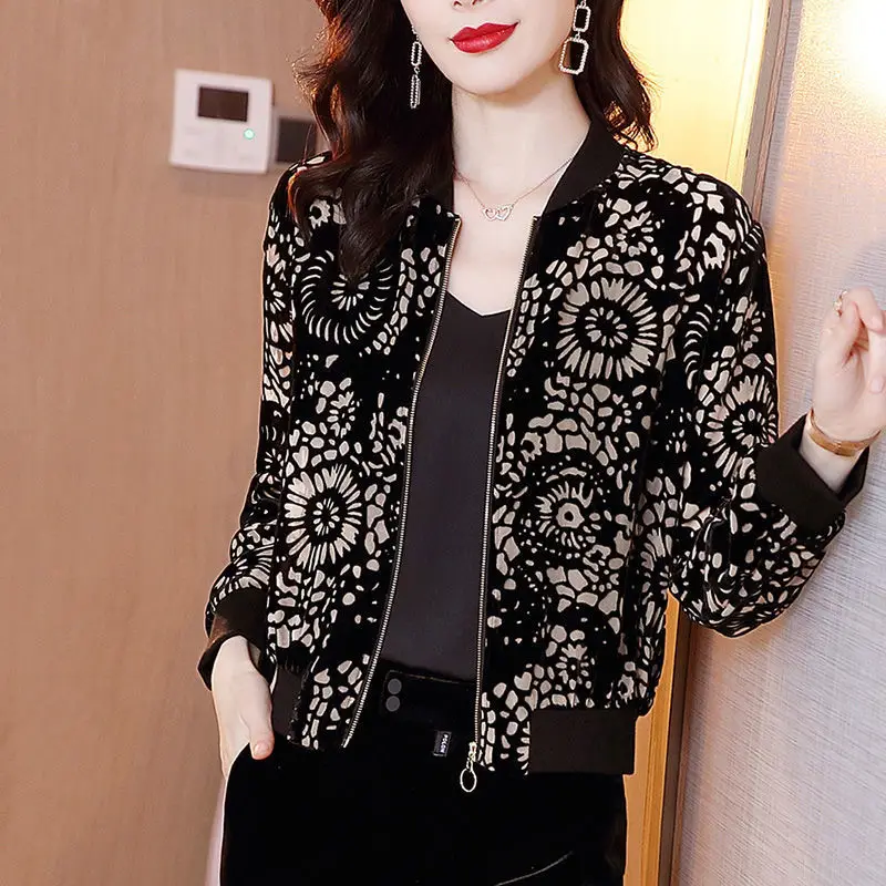 Women Printed Sun Protection Jacket Cardigan Top Large Size - Image 20