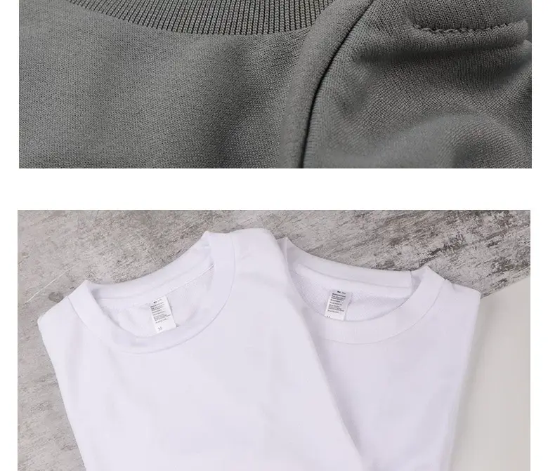 Men Navy Blue Ribbed T-Shirt Short Sleeve Quick Dry — feature 15