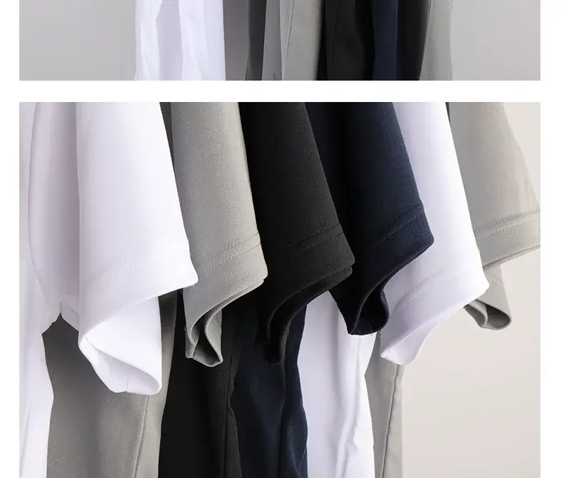 Men Navy Blue Ribbed T-Shirt Short Sleeve Quick Dry — feature 4
