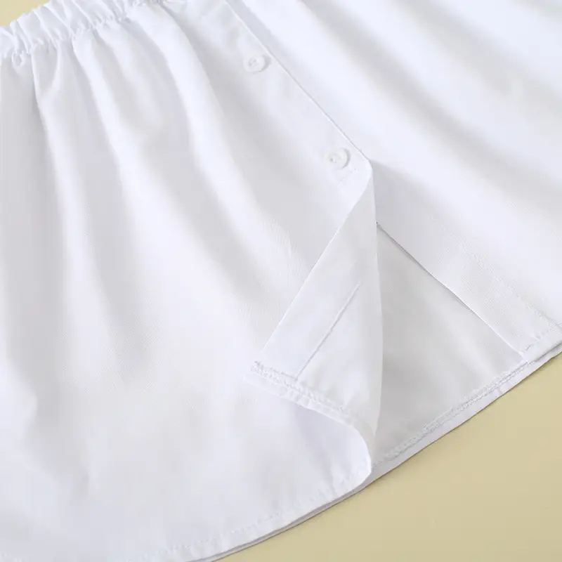 White Elastic Ruffled Skirt for Women - Image 6