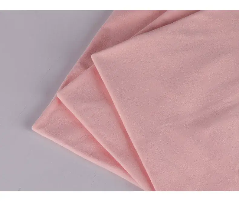 Men Cotton Plain Pink T-Shirt Jacket 230g — feature 11