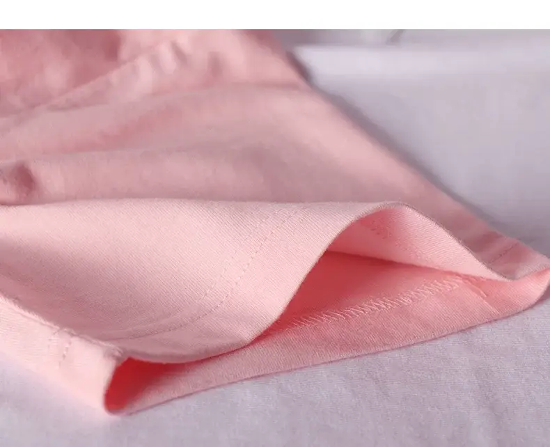 Men Cotton Plain Pink T-Shirt Jacket 230g — feature 17
