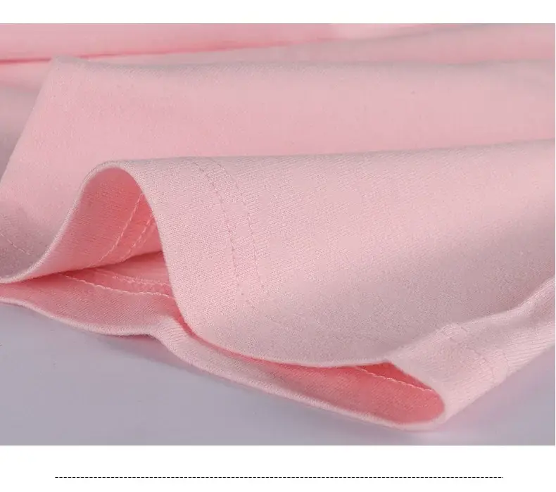 Men Cotton Plain Pink T-Shirt Jacket 230g — feature 9