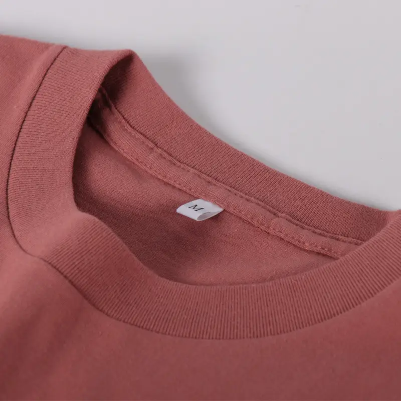 Men Cotton Plain Pink T-Shirt Jacket 230g - Image 15