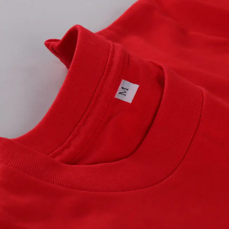 Men Cotton Plain Pink T-Shirt Jacket 230g - Image 3