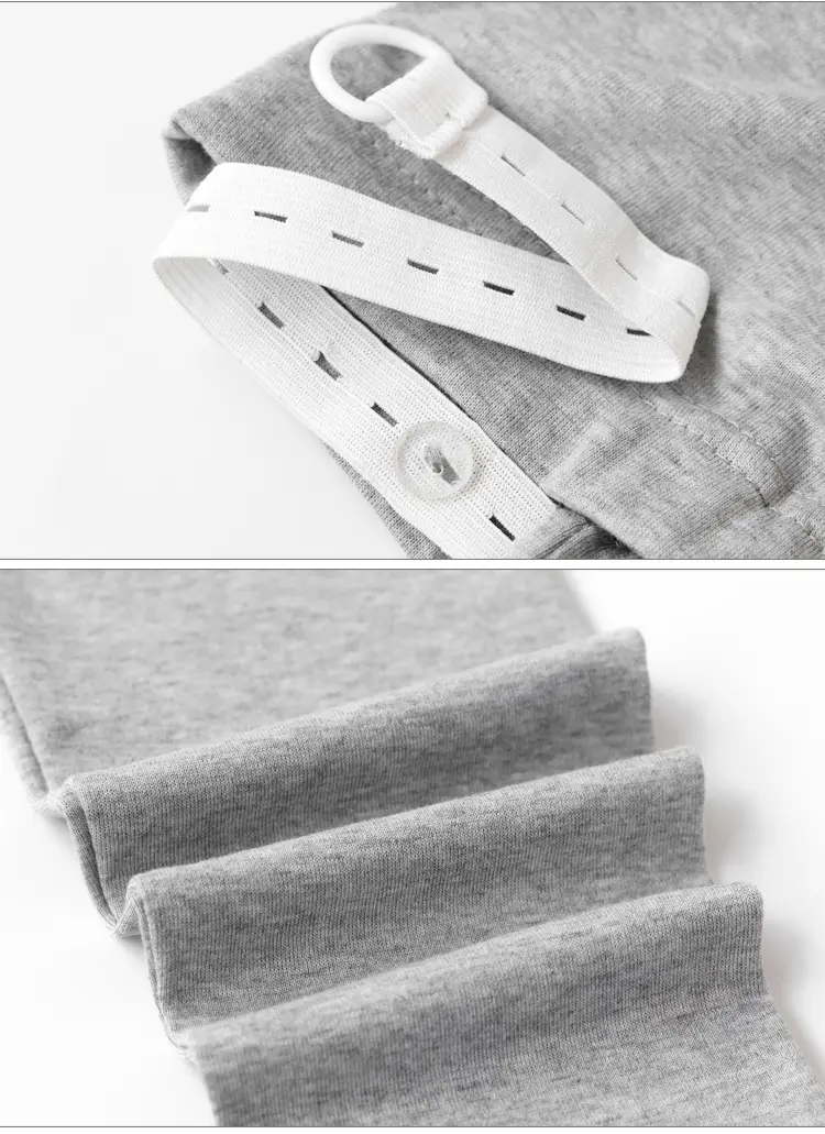 Grey Padded Leggings for Pregnant Women Spring Autumn Wear — feature 35