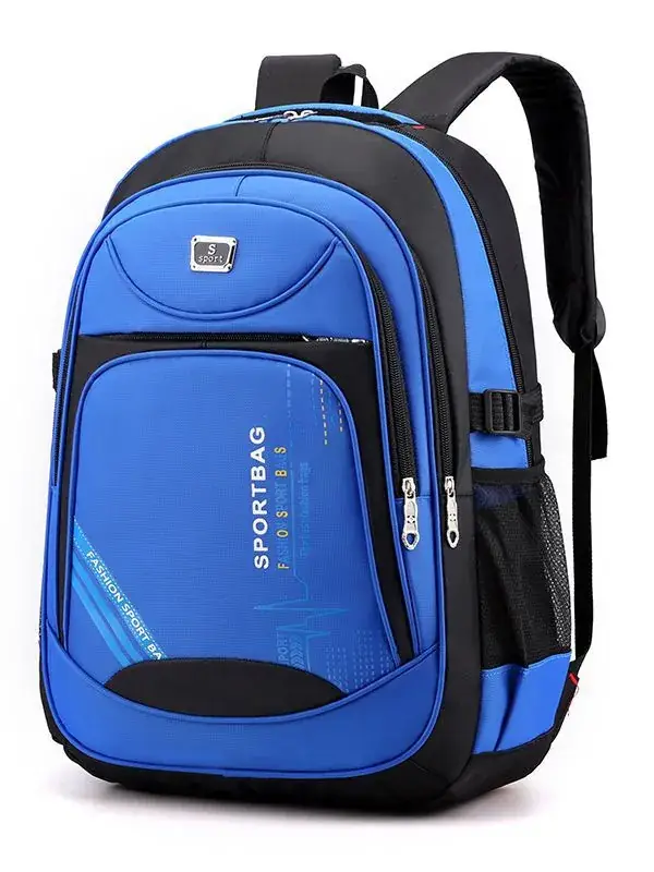 ShangTao Black Zipper Backpack for Students - Image 6