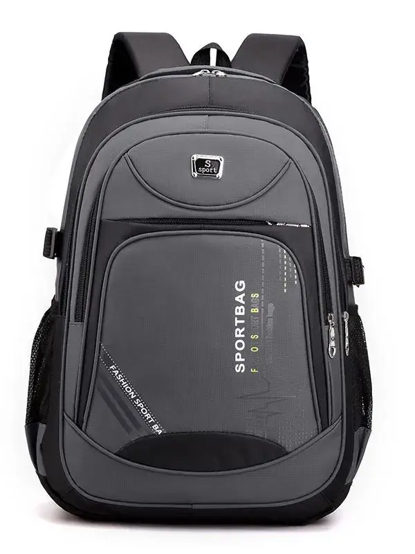 ShangTao Black Zipper Backpack for Students - Image 8