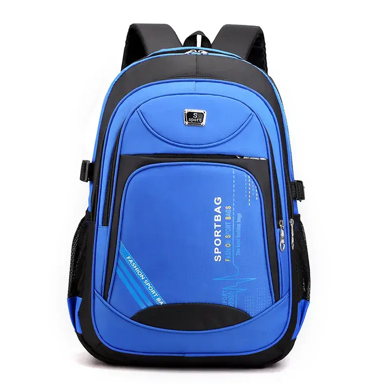ShangTao Black Zipper Backpack for Students - Image 2