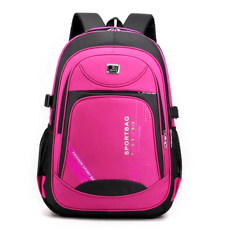 ShangTao Black Zipper Backpack for Students - Image 4