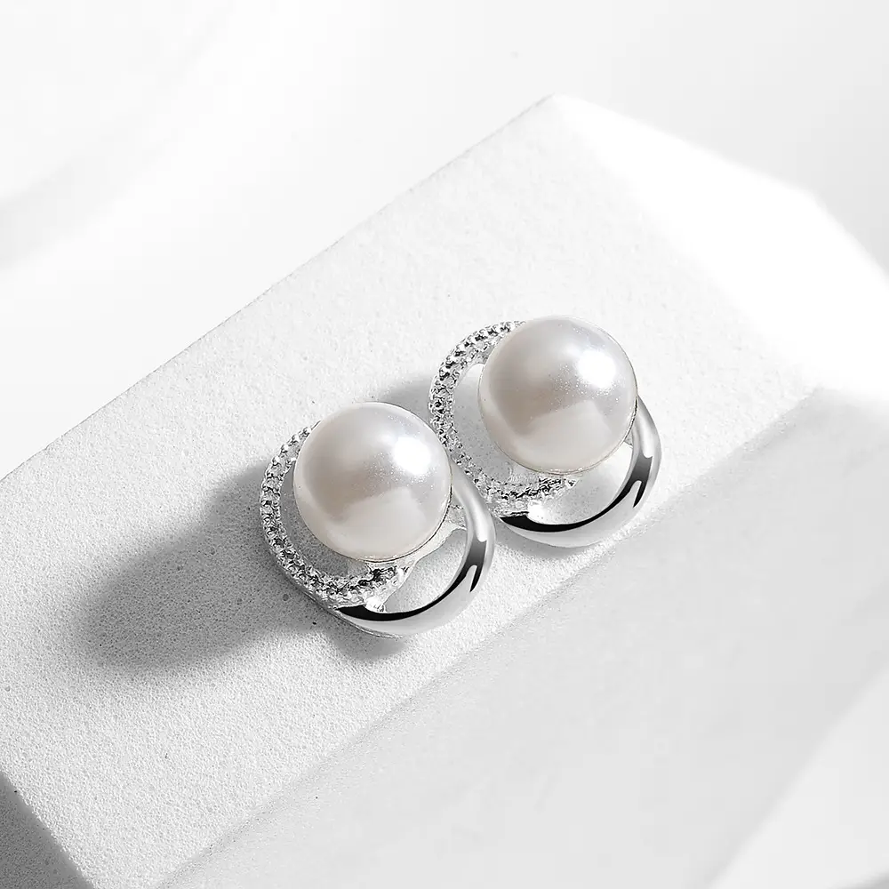 Cross-Country Pearl Earrings for Bridal Wear — feature 10