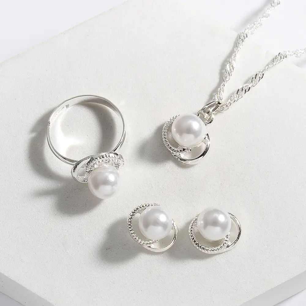 Cross-Country Pearl Earrings for Bridal Wear — feature 6
