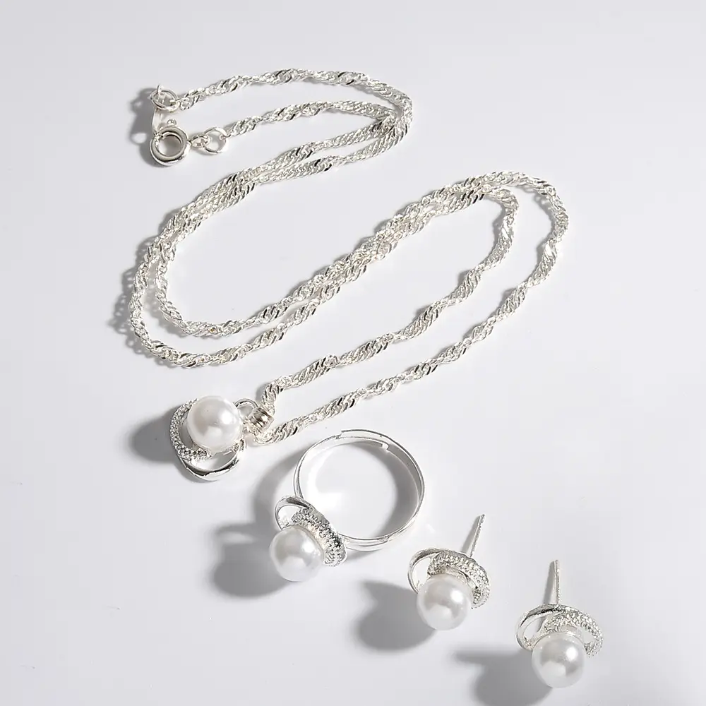 Cross-Country Pearl Earrings for Bridal Wear — feature 7