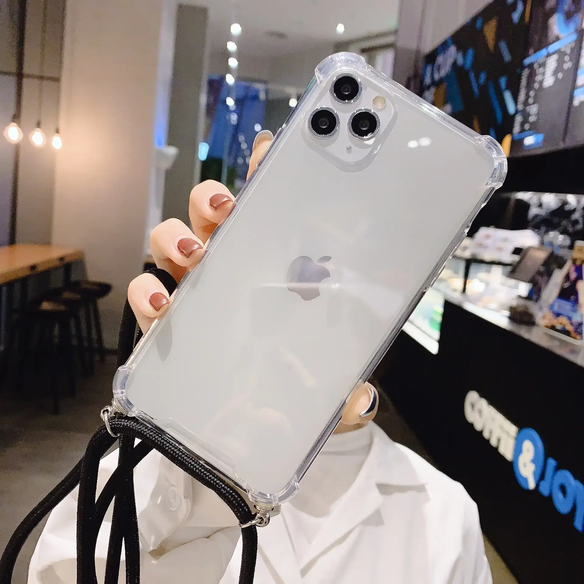 Transparent iPhone14 Promax Crossbody Phone Case - Image 10