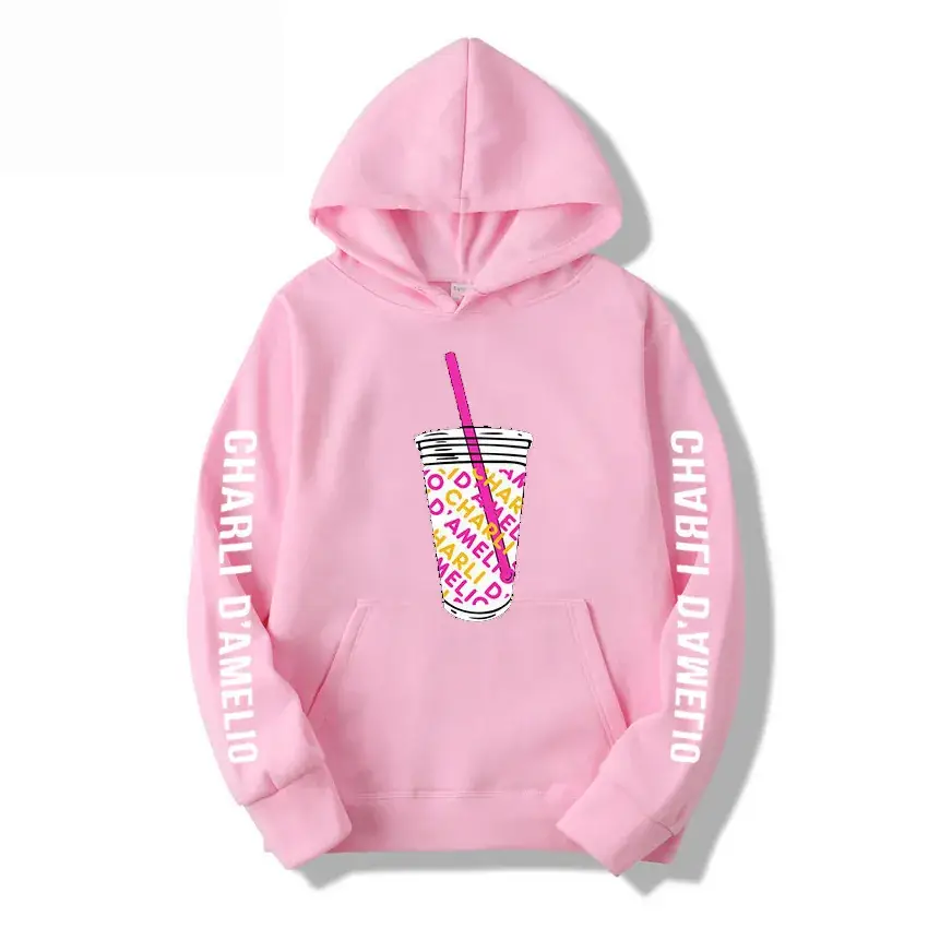 Charli D'Amelio Printed Hoodie Black Hoodie