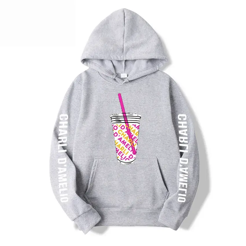 Charli D'Amelio Printed Hoodie Black Hoodie