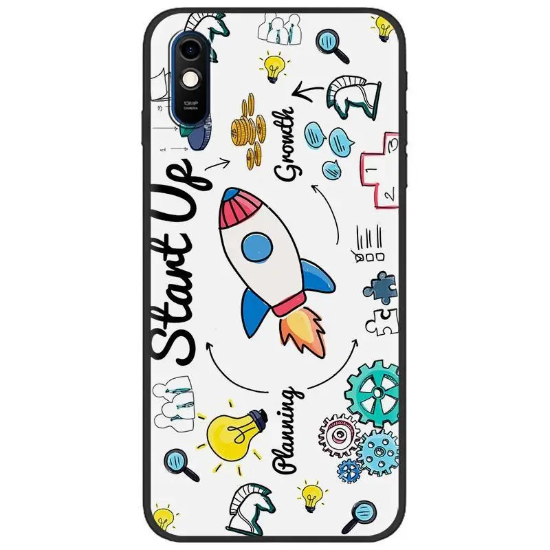 Kids Phone Case with Rocket & Growth Design — feature 10