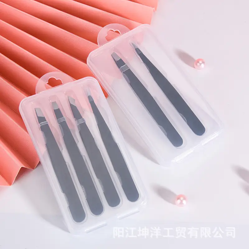 Plastic Eyebrow Tweezers Set Four-Piece False Eyelashes - Image 17