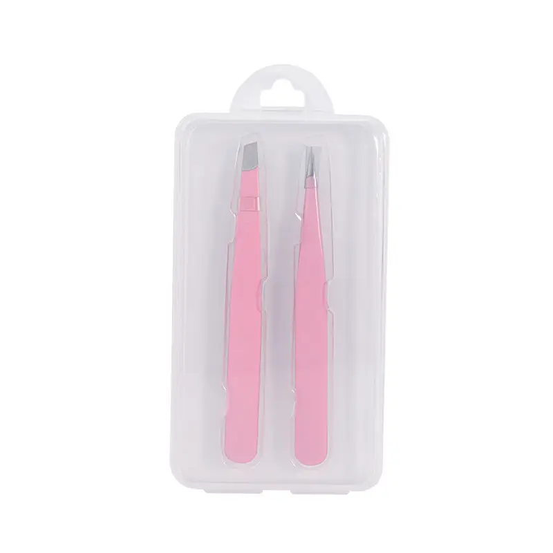Plastic Eyebrow Tweezers Set Four-Piece False Eyelashes - Image 3