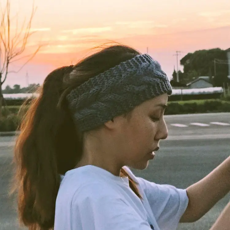 New Korean Twist Knitted Wool Hair Band for Women