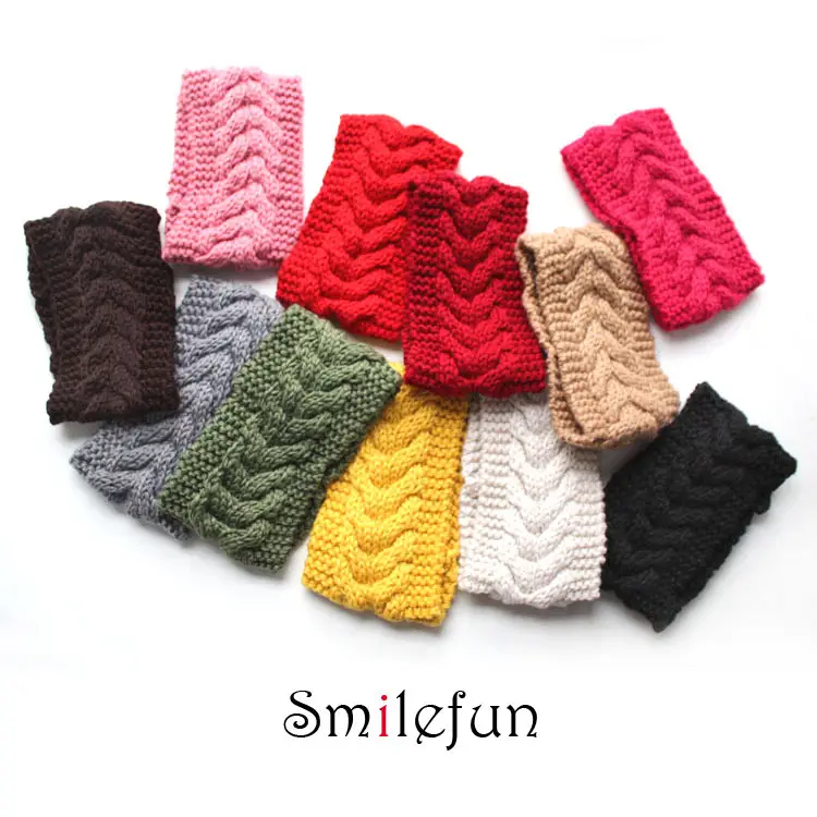 New Korean Twist Knitted Wool Hair Band for Women