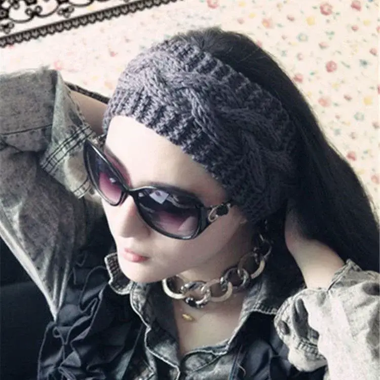 New Korean Twist Knitted Wool Hair Band for Women — feature 17
