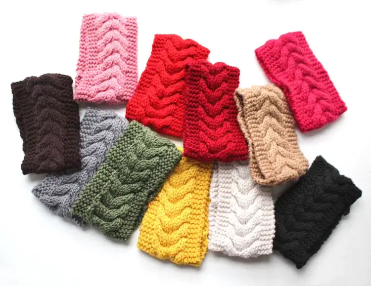New Korean Twist Knitted Wool Hair Band for Women — feature 7