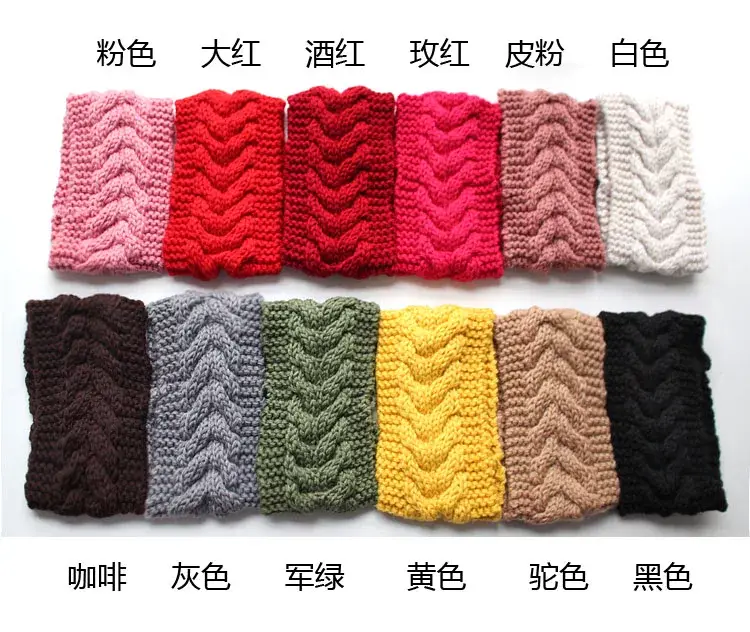 New Korean Twist Knitted Wool Hair Band for Women — feature 9