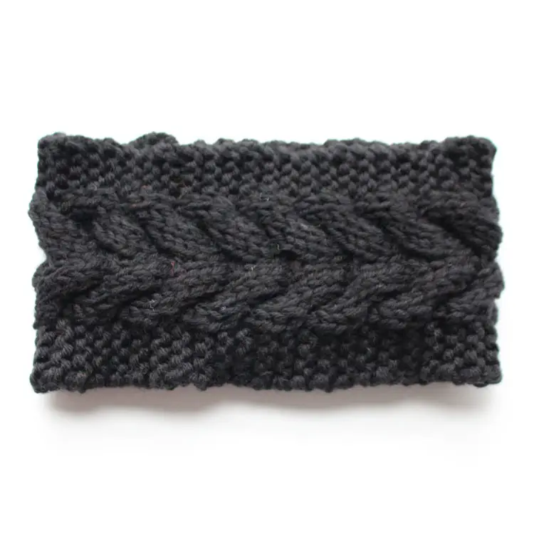 New Korean Twist Knitted Wool Hair Band for Women